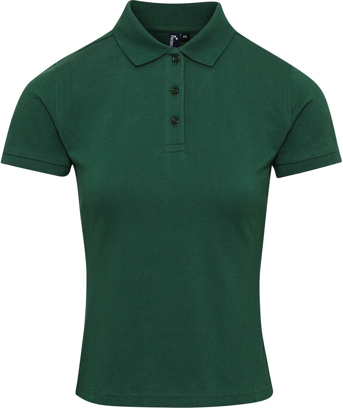 Premier Damen Polo-Shirt Coolchecker mit CoolPlus (Flaschengrün)