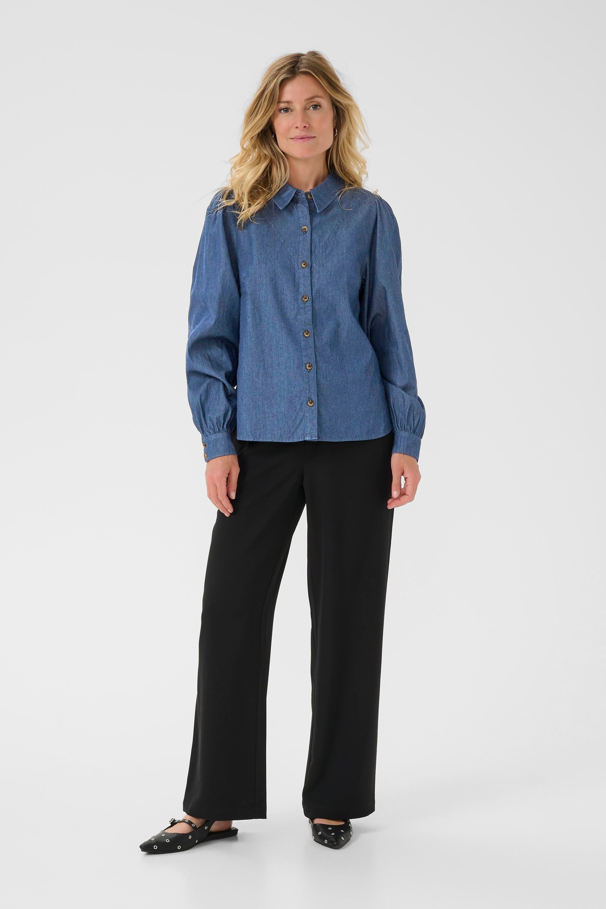 Jeanshemd CRTallie Feminine dark blue