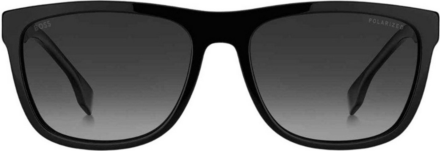 Hugo Boss - Polarisiert-Sonnenbrille für Herren (Matt Schwarz/Grau)
