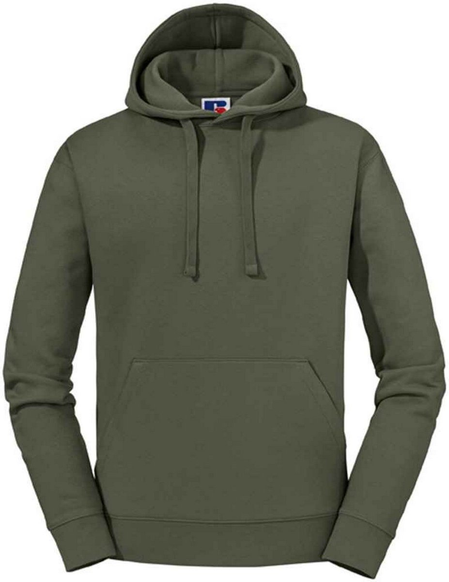 Thumbnail - Russell Herren Authentic Hoodie (Olivgrün)