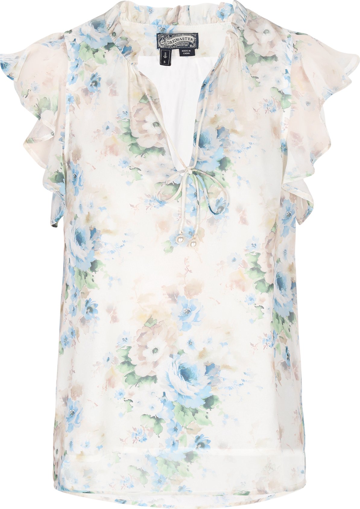 Dreimaster Bluse Frauen Blau