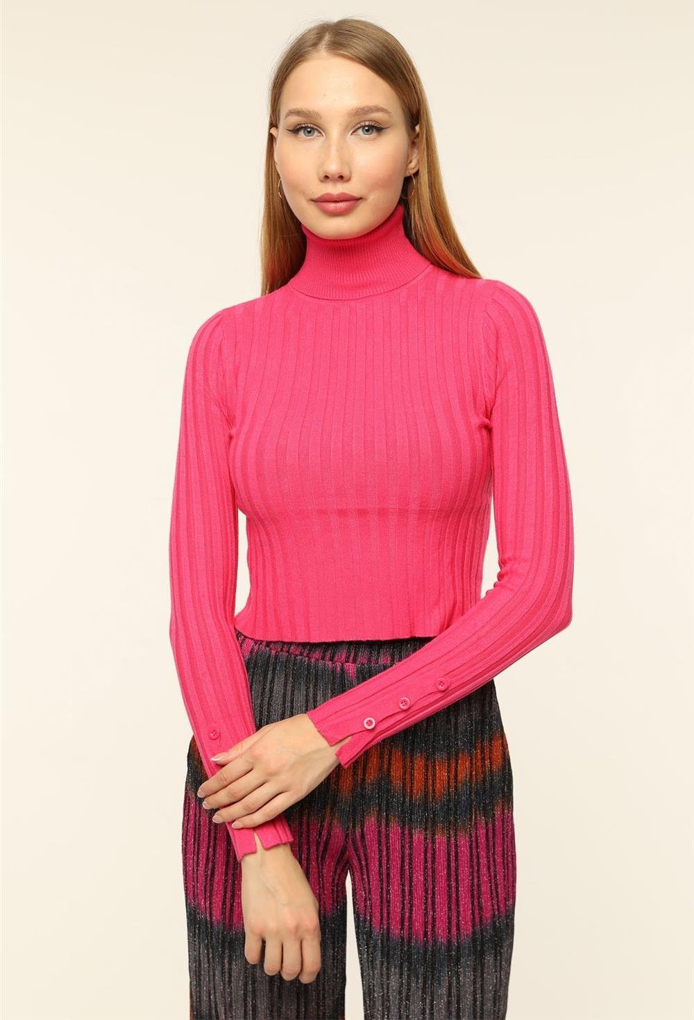 Kasachischer Fischerkragen Strickpullover