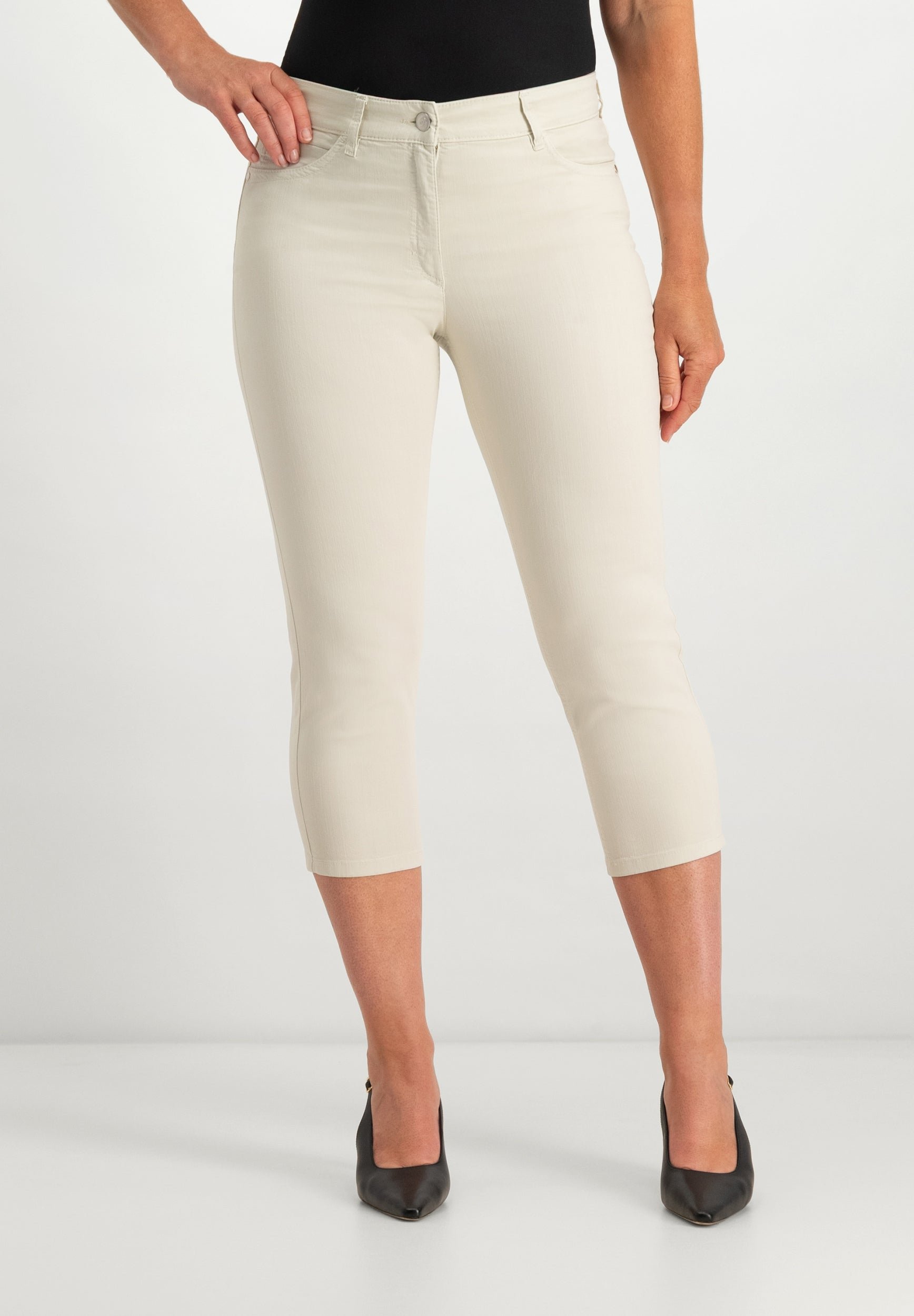 Kora Gefärbte Denim Cropped Jeans | Kitt