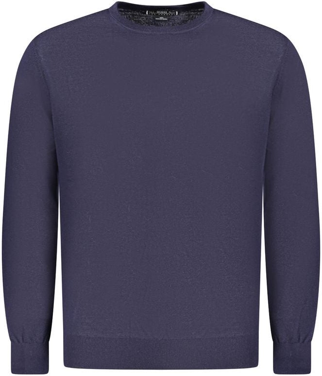 Guess Jeans blauer Wollpullover für Herren