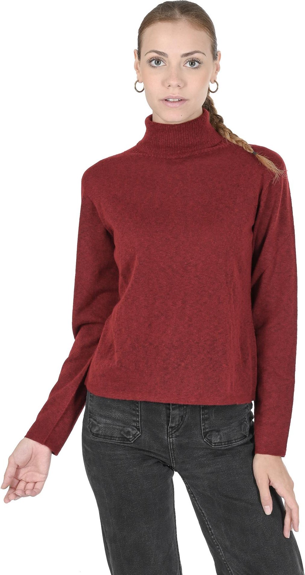 Kaschmir-Rollkragenpullover aus Italien