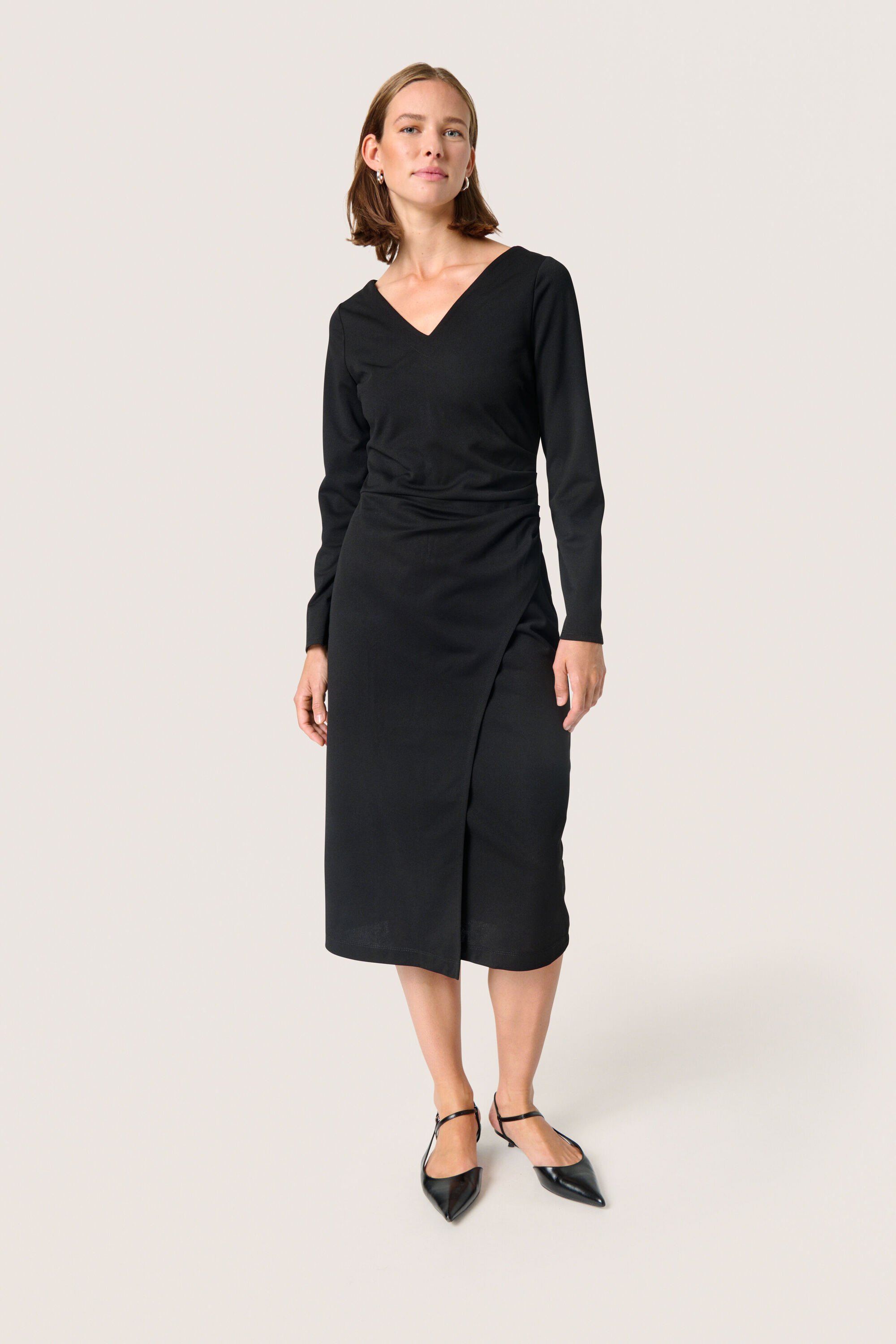 Jerseykleid Slim fit Blac