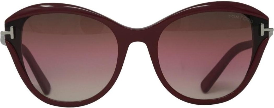 Tom Ford Leigh FT0850 69F Rote Sonnenbrille