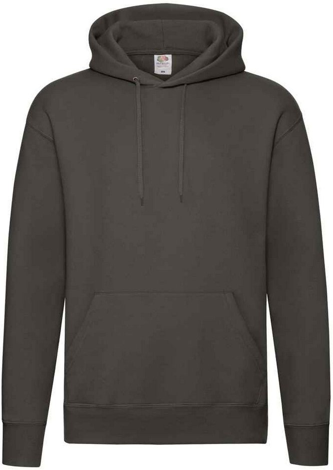 Thumbnail - Fruit of the Loom - "Premium" Kapuzenpullover für Herren (Holzkohle)