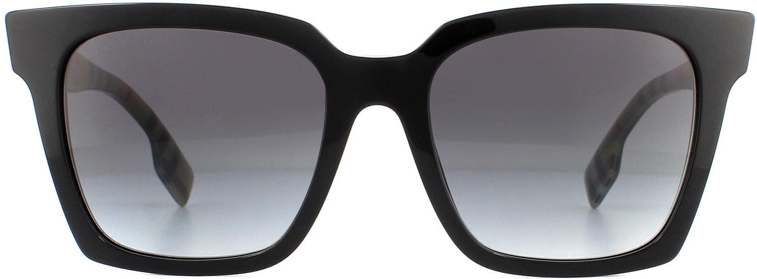 Burberry Sonnenbrille BE4335 39298G Schwarz Grau Verlauf