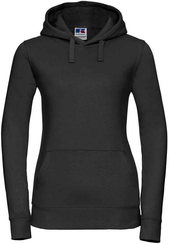 Thumbnail - Russell - "Authentic" Kapuzenpullover für Damen (Schwarz)