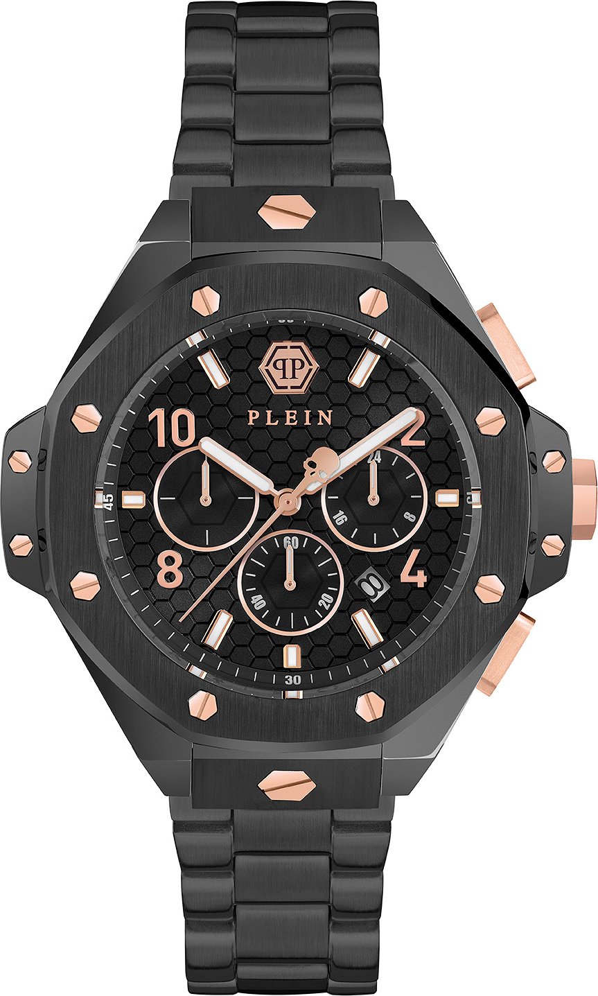 Philipp Plein Plein Chrono Royal Herrenuhr Schwarz PWPRA0424