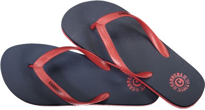 Flip-Flops Rot und Marineblau