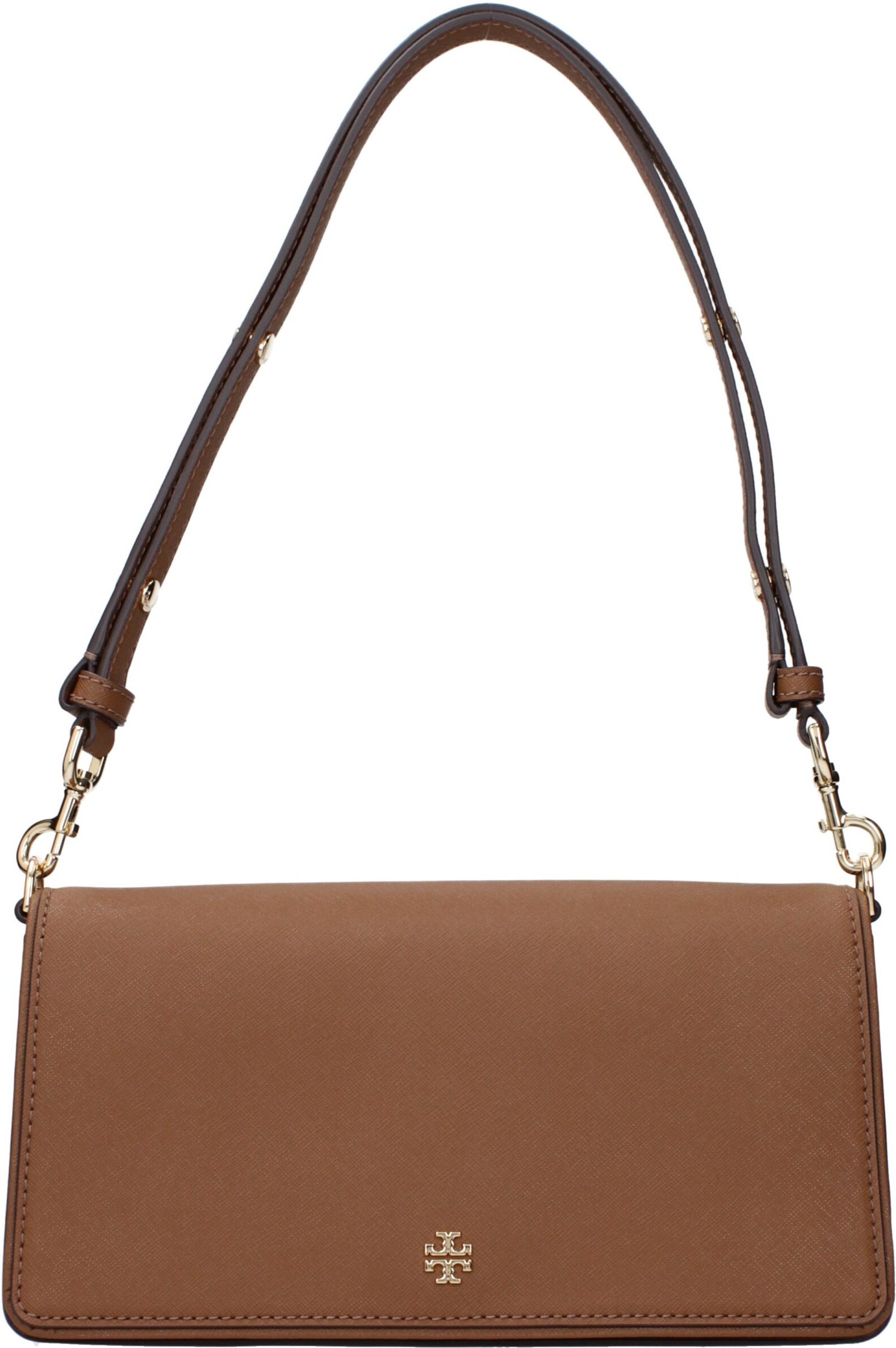 Braune Leder-Schultertasche