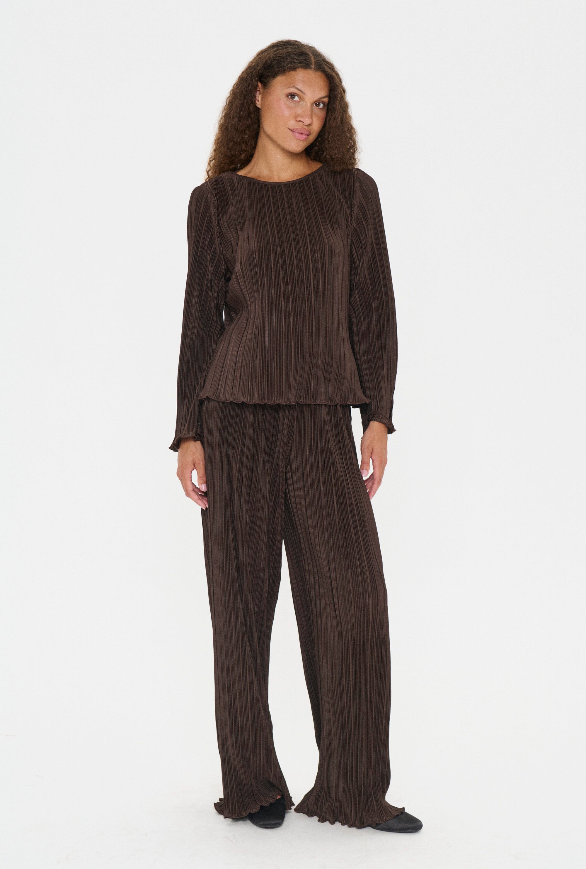 Casual Hose ZuniSZ Casual Hose Gerade Passform brown