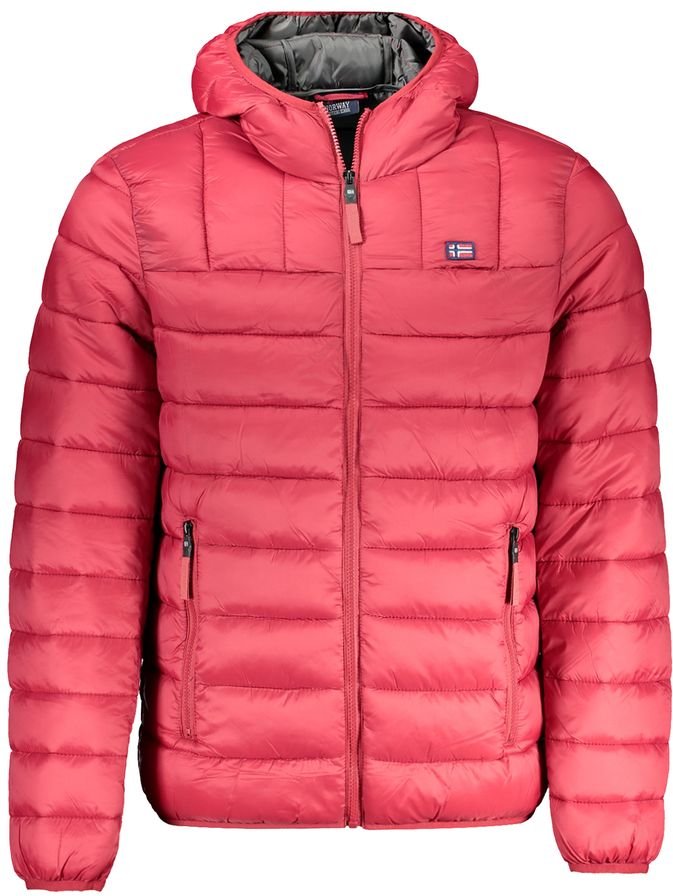 Thumbnail - Leichte verpackbare gepolsterte Jacke mit Kapuze