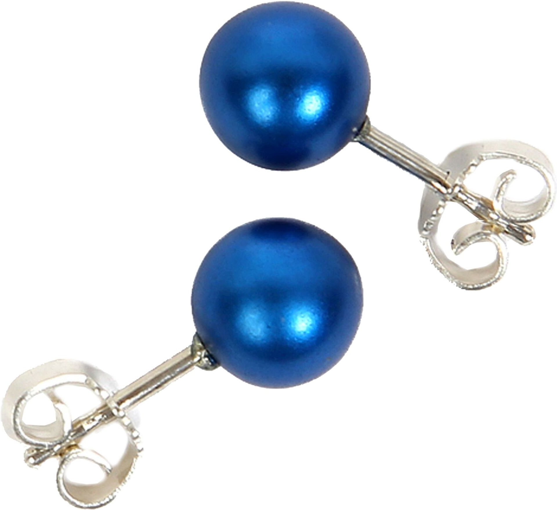 DeMarie Ohrringe eloxiertes Aluminium blau