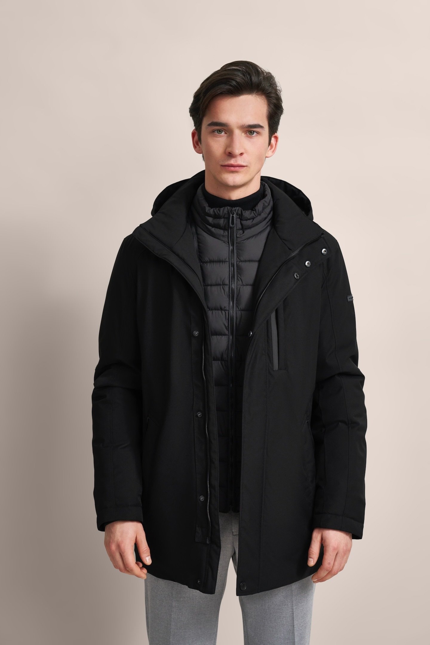 Bugatti Herren Parka mit wasserfester Eigenschaft