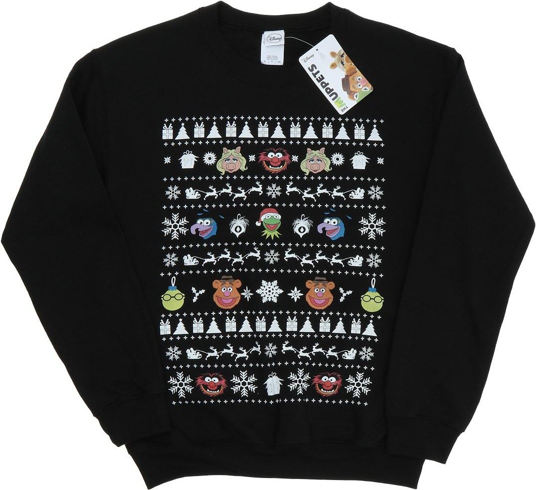 Disney - "The Muppets" Sweatshirt für Damen (Schwarz)