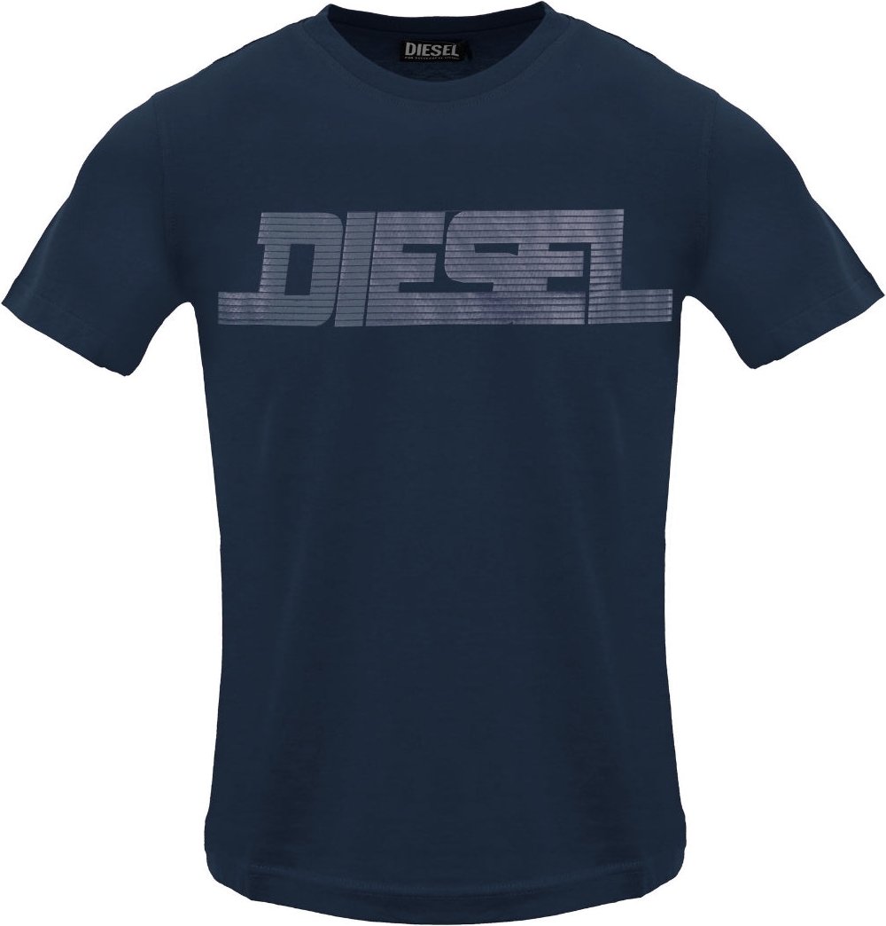 Diesel - T-shirt „total Eclipse" Mit Einfarbigem Logo