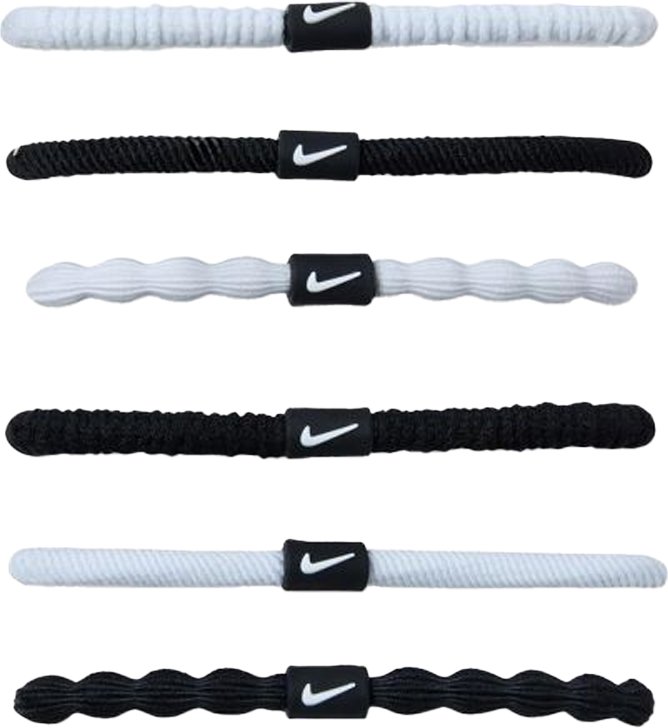 Nike - Haarband (6er-Pack) (Weiß/Schwarz)