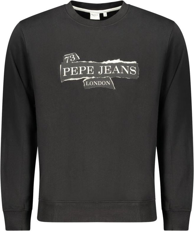 Pepe Jeans Nero Baumwoll-Herren-Sweatshirt