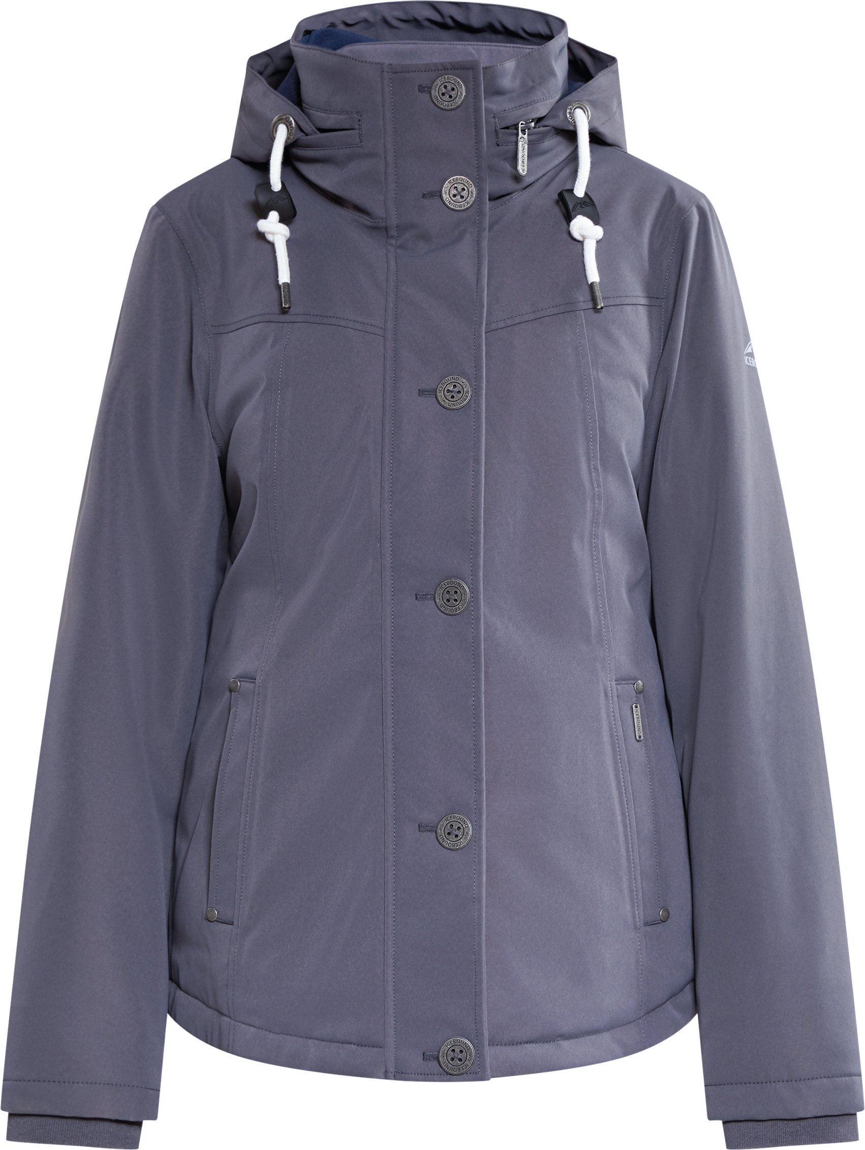 Thumbnail - ICEBOUND Winterjacke Damen steingrau