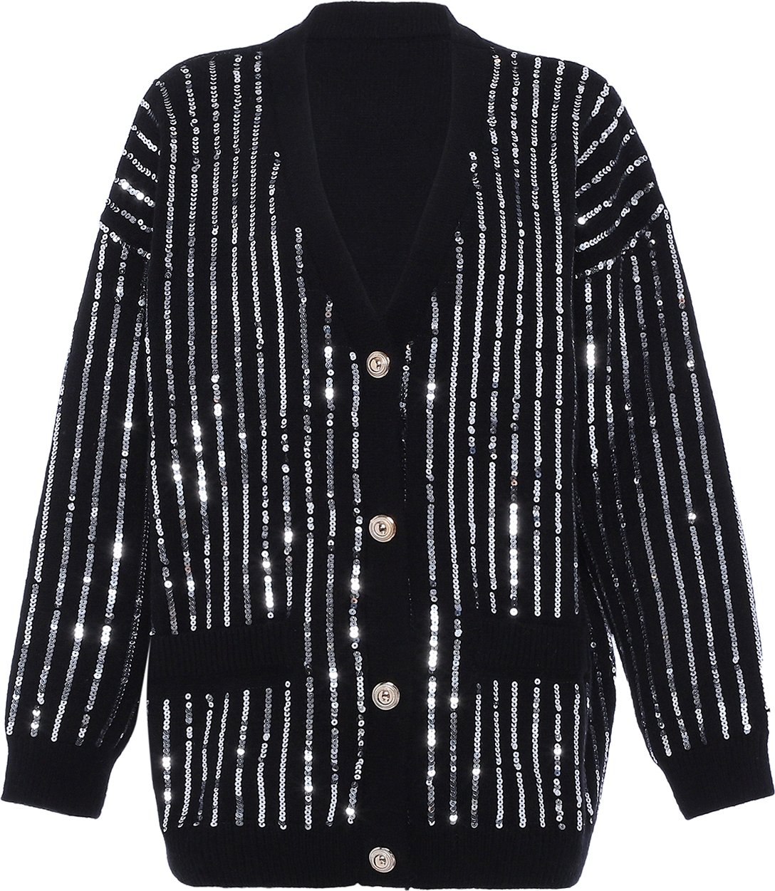 Thumbnail - Faina Pullover Damen schwarz