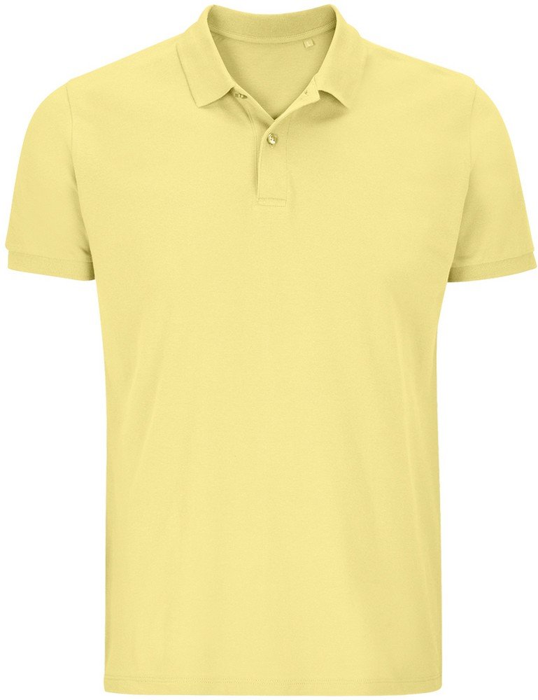 SOLS - "Planet" Poloshirt Baumwolle aus biologischem Anbau für Herren (Hellgelb)