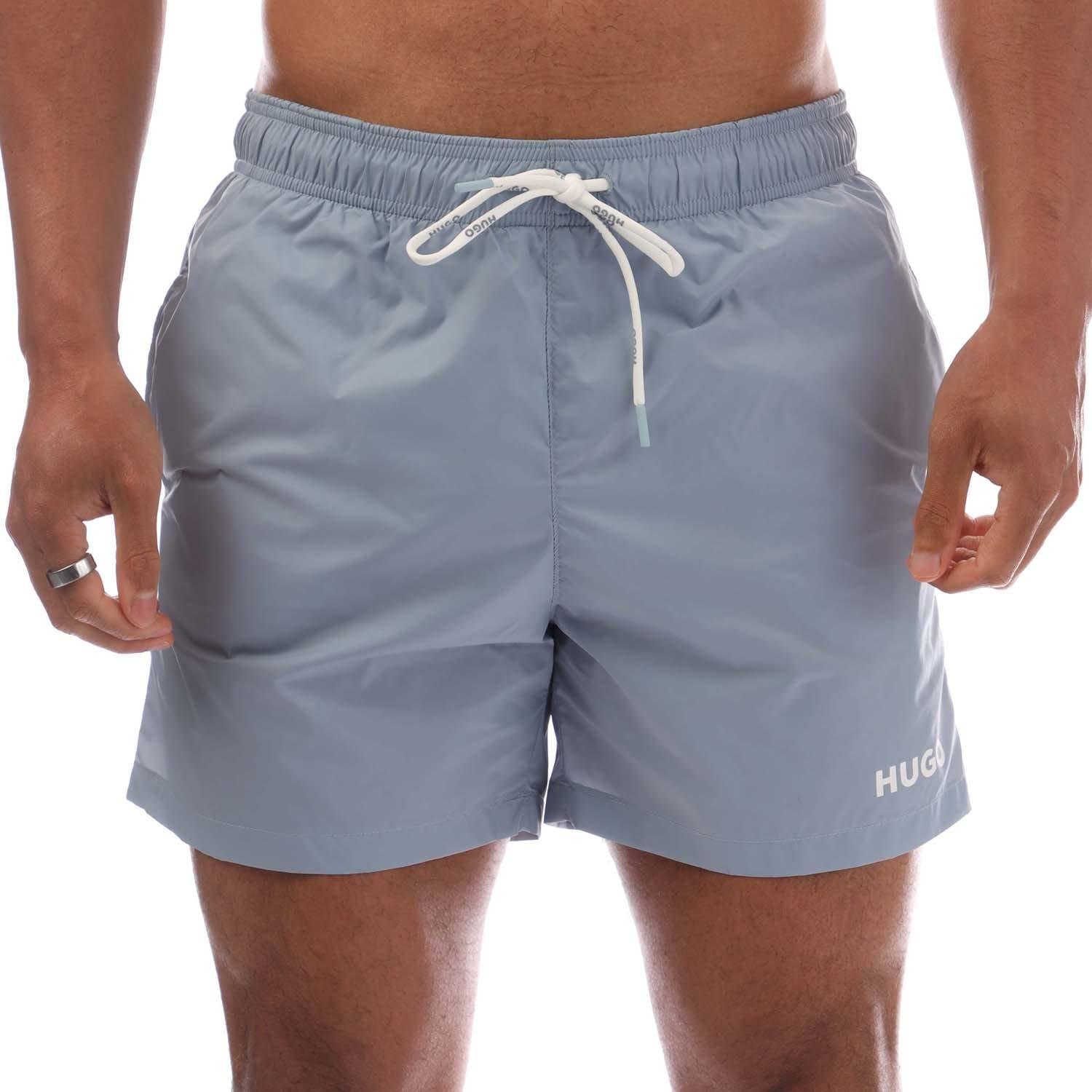 Hugo - "Haiti" mit Kordelzug Badeshorts für Herren (Blau)