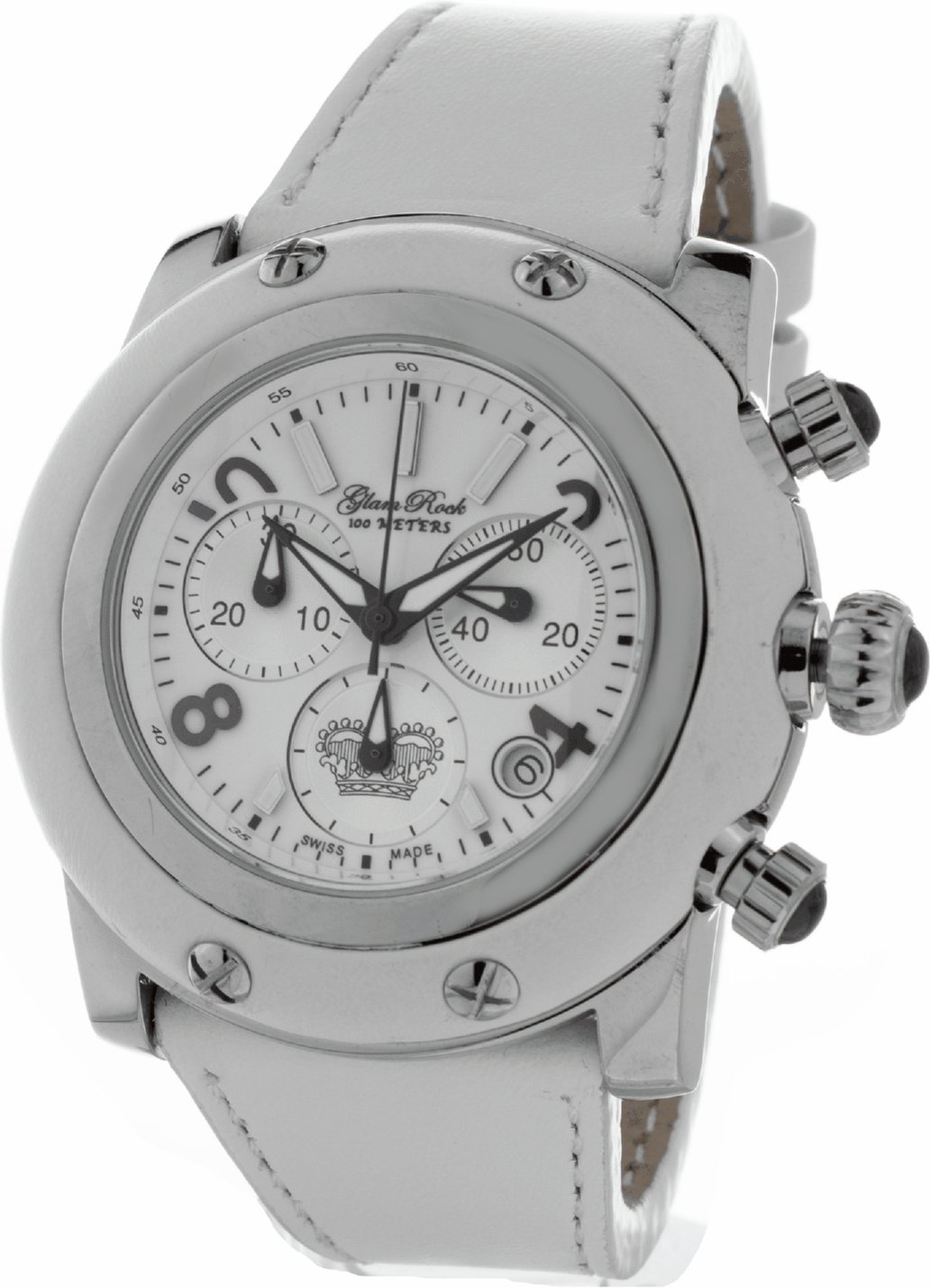 Glam Rock Damenuhr Quartz Silber