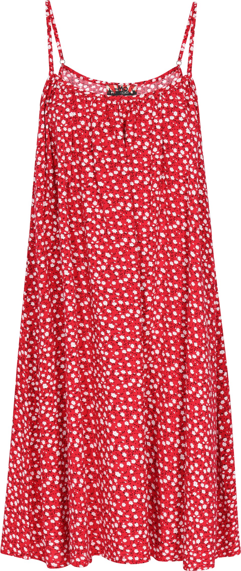 Mymo Kleid Frauen rot weiß