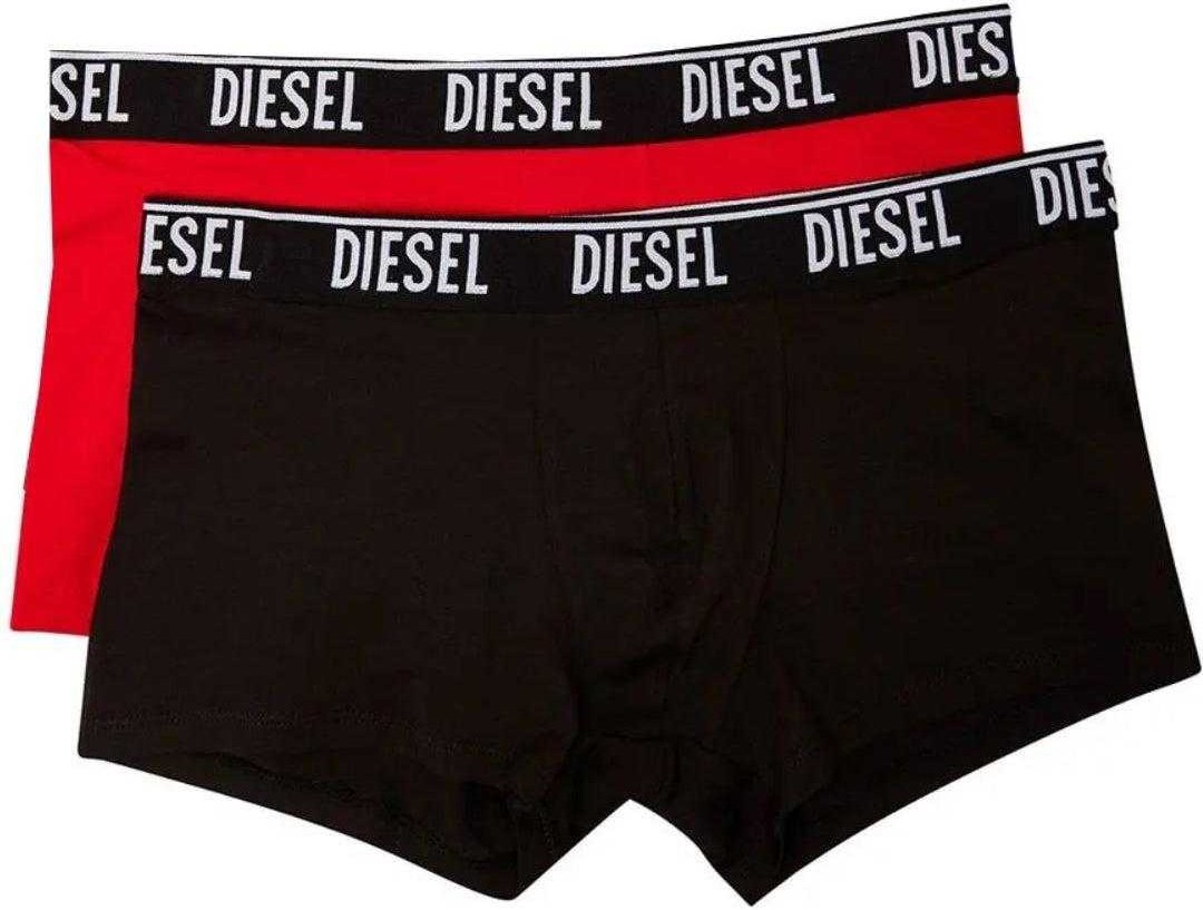 Diesel - "Umbx-Shawn" Boxershorts für Herren (2er-Pack) (Rot/Schwarz)