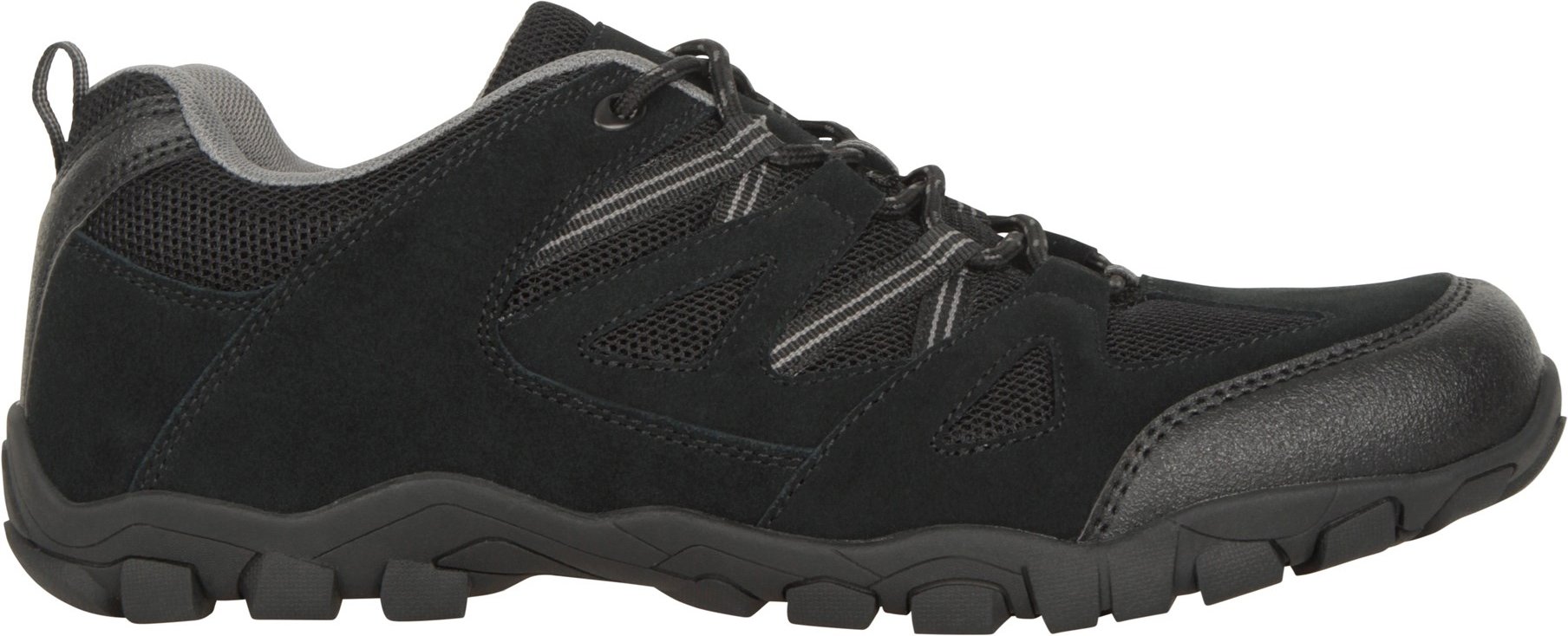 Mountain Warehouse - Herren Wanderschuhe "Outdoor III", Wildleder (Schwarz)