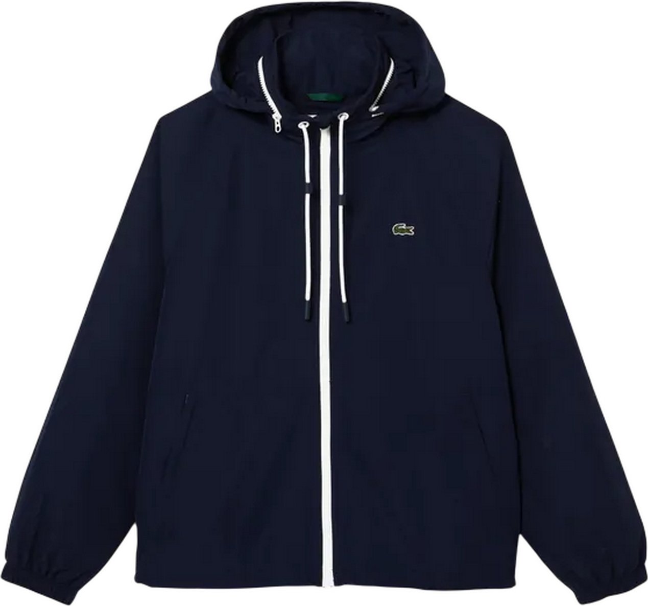 Lacoste - Jacke für Herren, Abnehmbar, wasserabweisend (Blau)