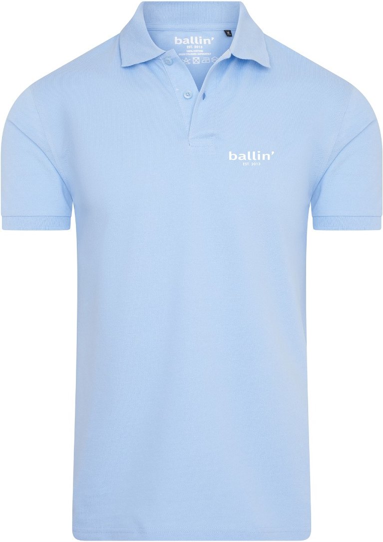 Basic Polo von Ballin Est. 2013 in der farbe Blau und in größe L.