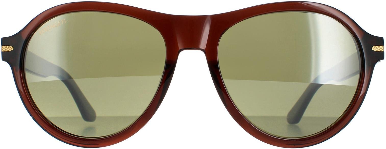 Serengeti Rund Herren Rot Braun Mineral Polarisiert Grün 555nm Danby
