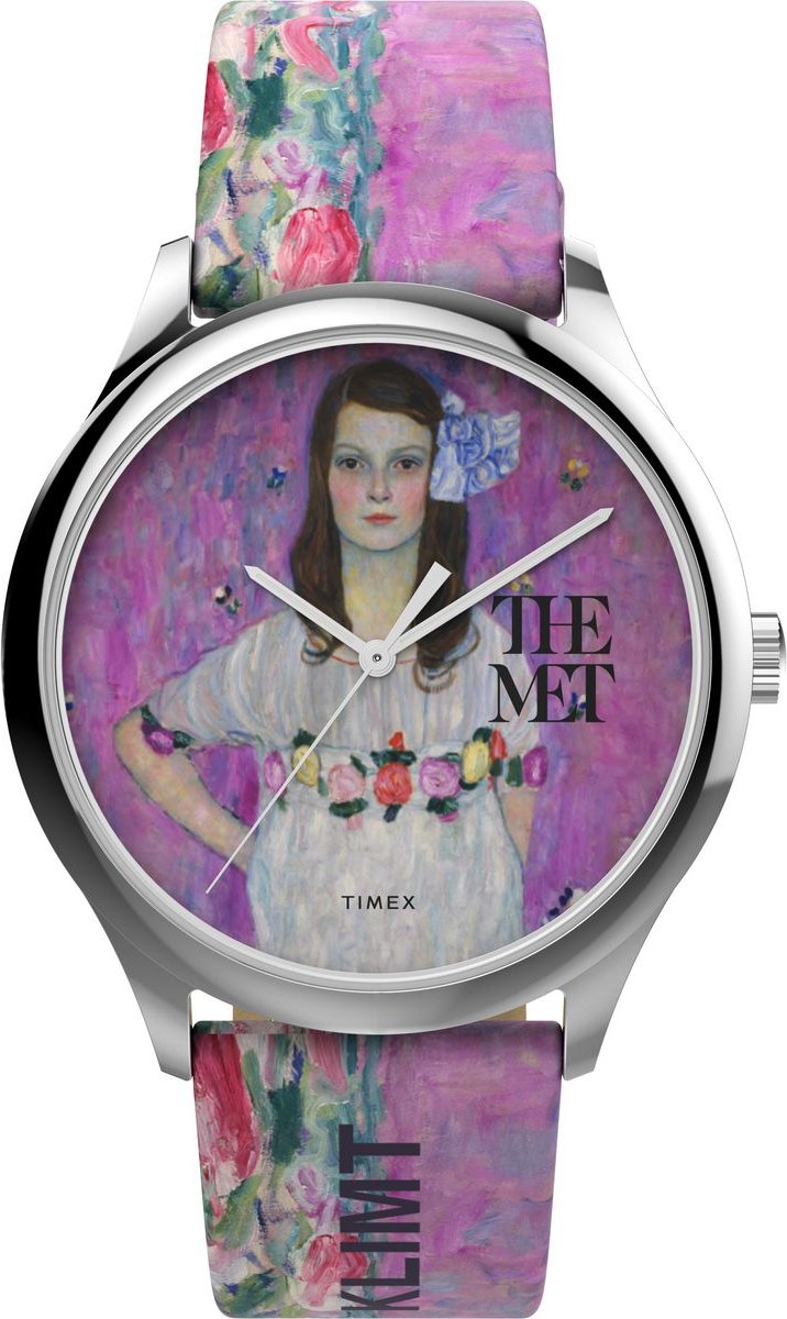 Timex The Met X Klimt Damen-Multicolor-Uhr TW2W24900