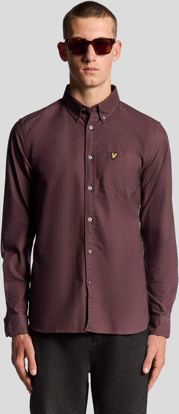 Thumbnail - Lyle & Scott Baumwoll-Knopf-down Oxford Hemd - Braun
