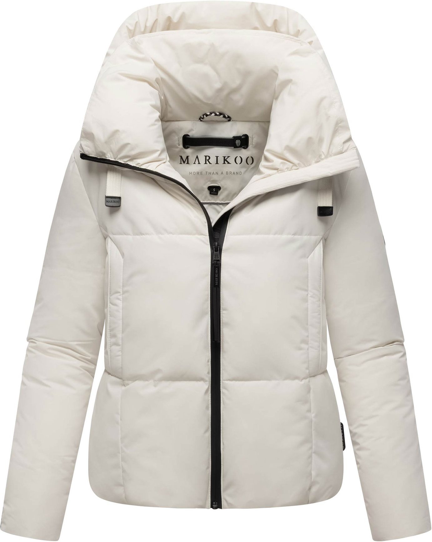 Marikoo Damen Winterjacke Ninikaa mit Kapuze & Fleece-Innenfutter
