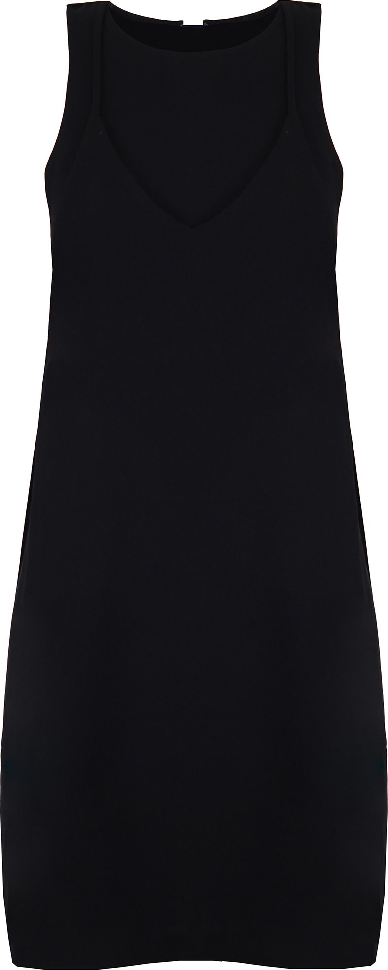 Armani Exchange Womens Black Kleid