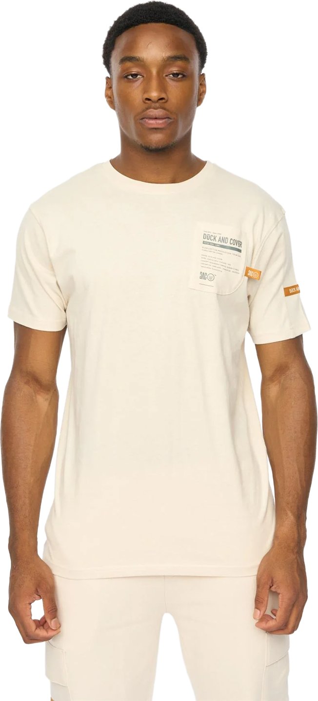 Duck and Cover - "Adamsberg" T-Shirt für Herren (Naturweiß)