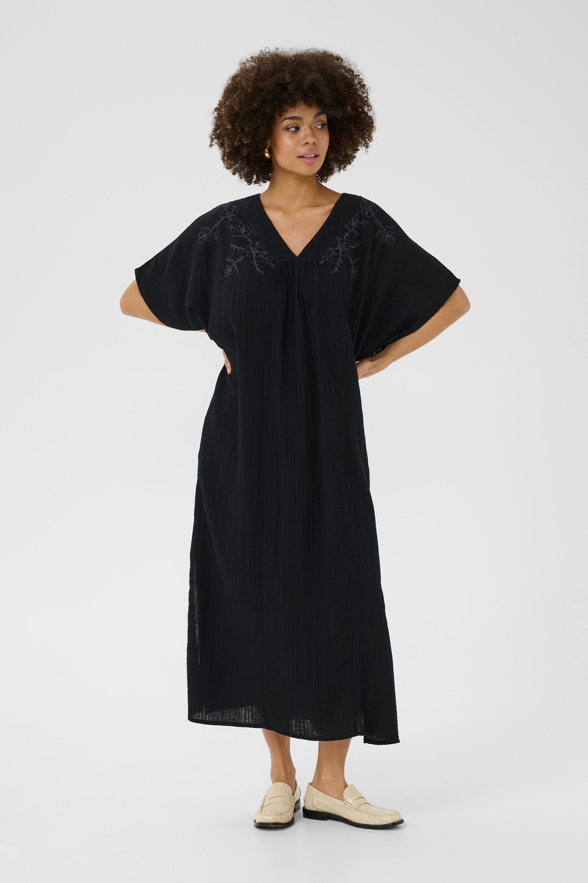 Thumbnail - Kleid Oversize fit Blac