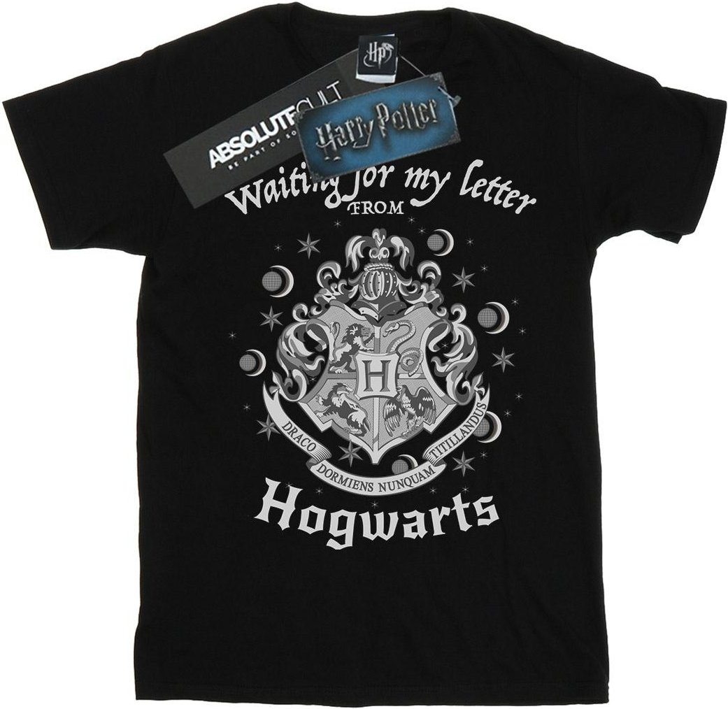 Harry Potter - "Hogwarts Waiting For My Letter" T-Shirt für Herren (Schwarz)