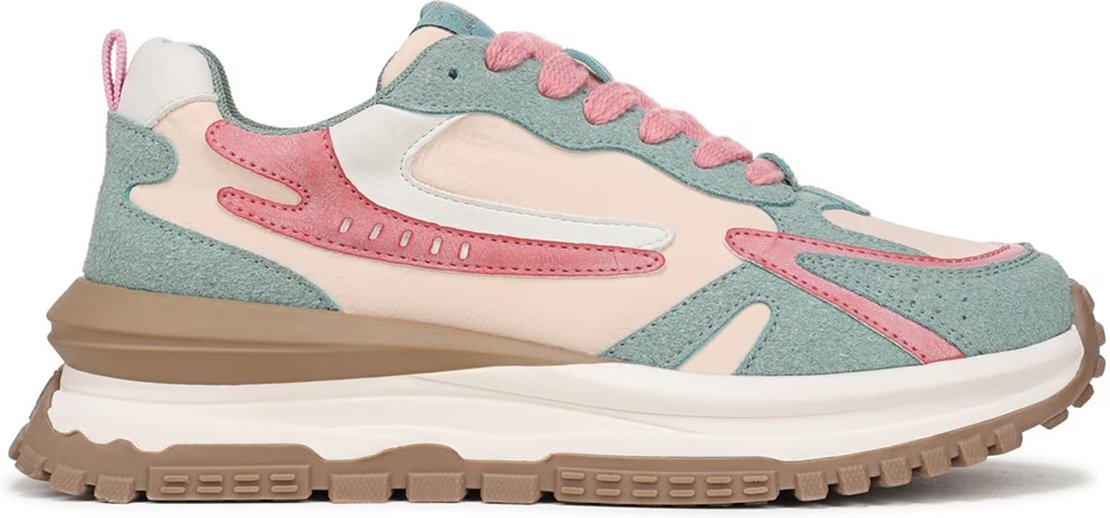 Blowfish Malibu Damen-Sneakers im Retro-Stil mit Schnürung, Wassermelone, Leo
