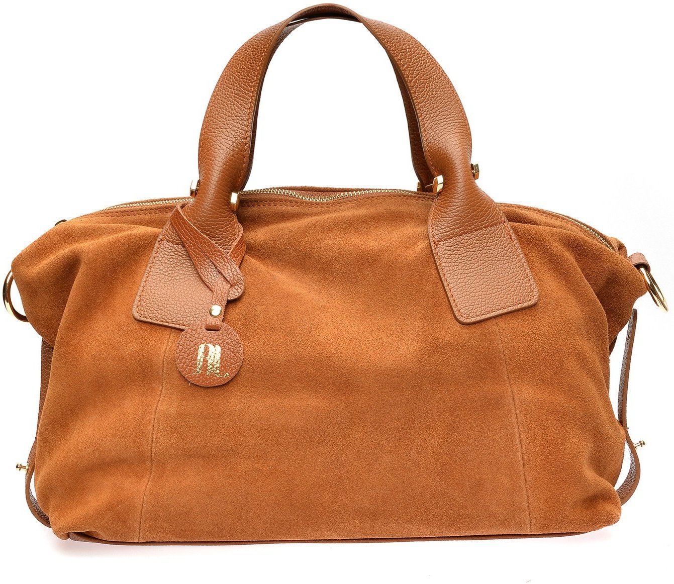 Anna Luchini Braune Ledertasche