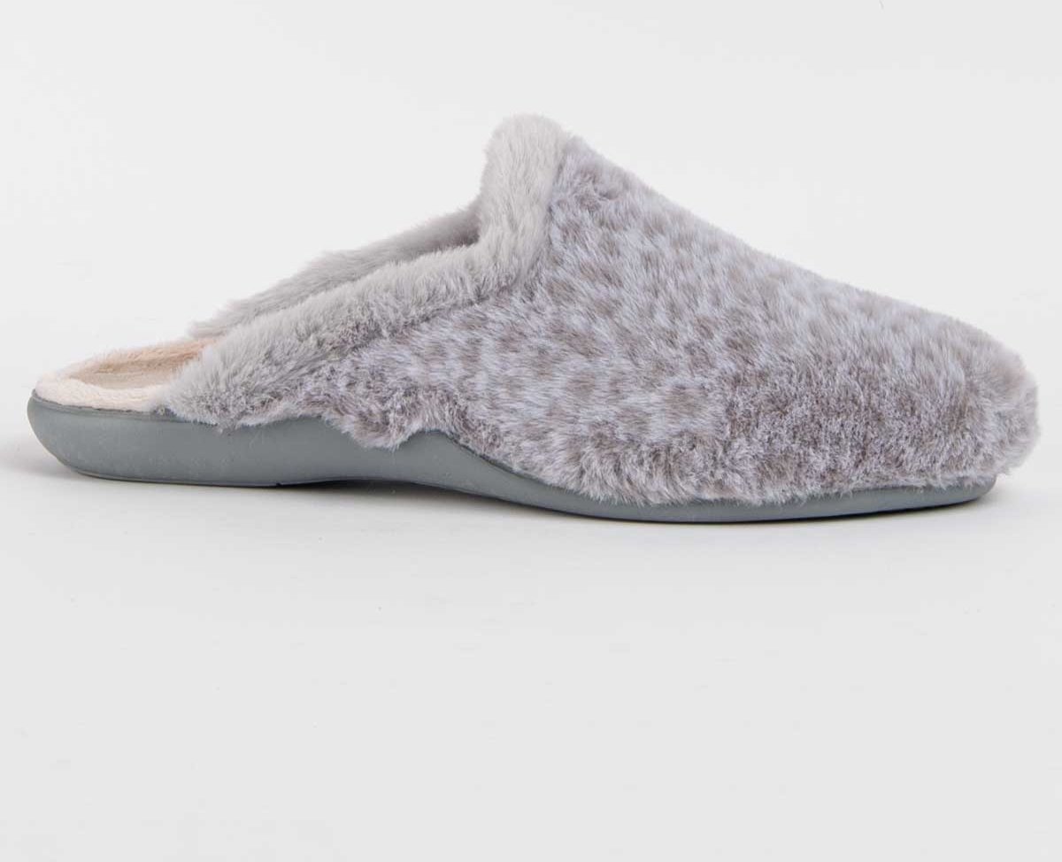 Northome Hausschuh Louslip Grau