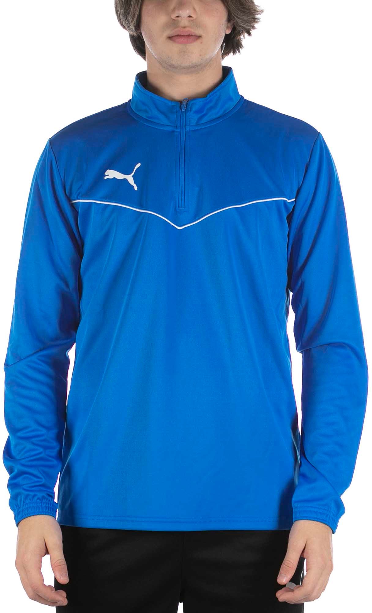 Thumbnail - Puma Teamrise Sweatshirt 1/4 Zip Top Blau