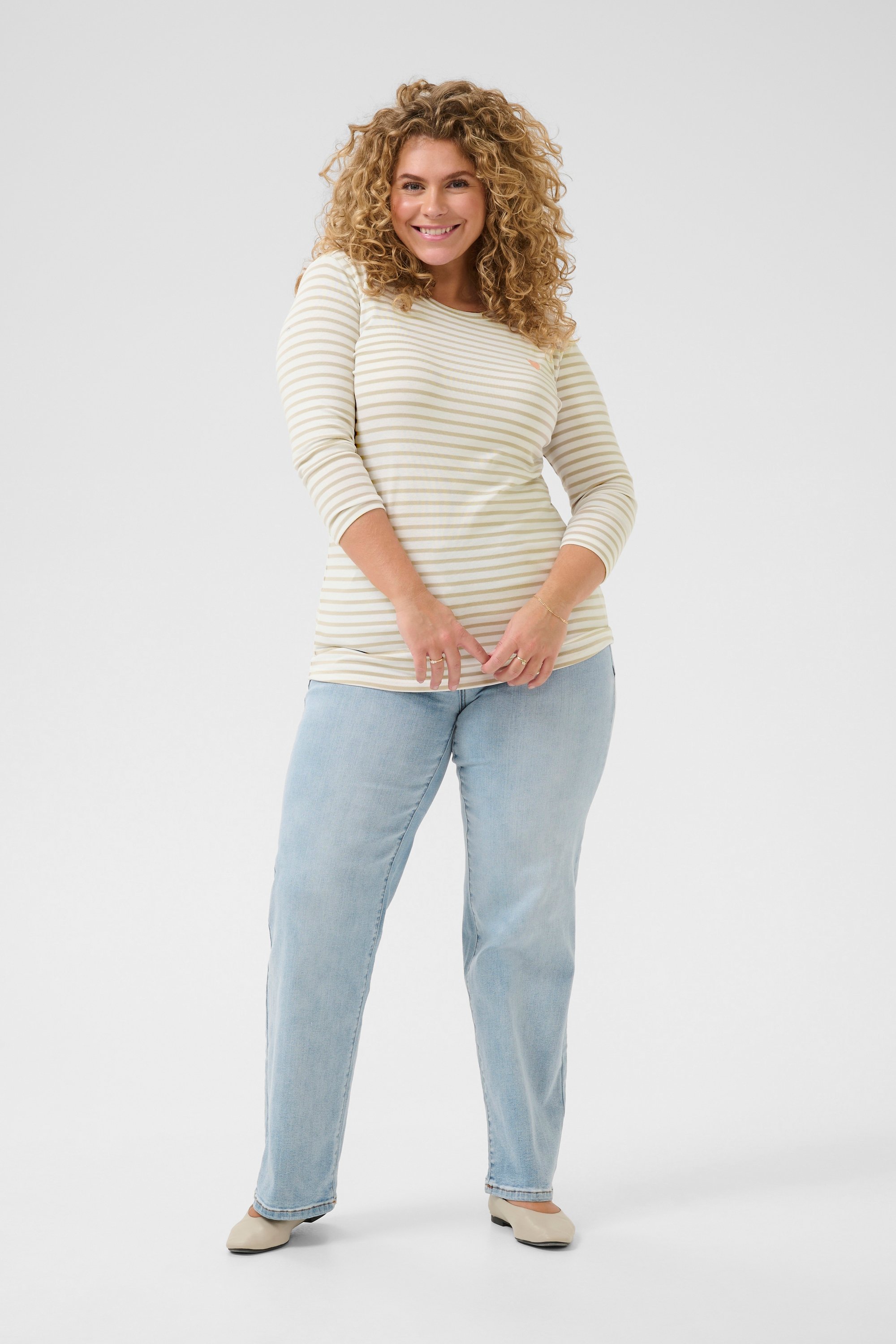 Thumbnail - Langarm-Shirt Regular fit white grey