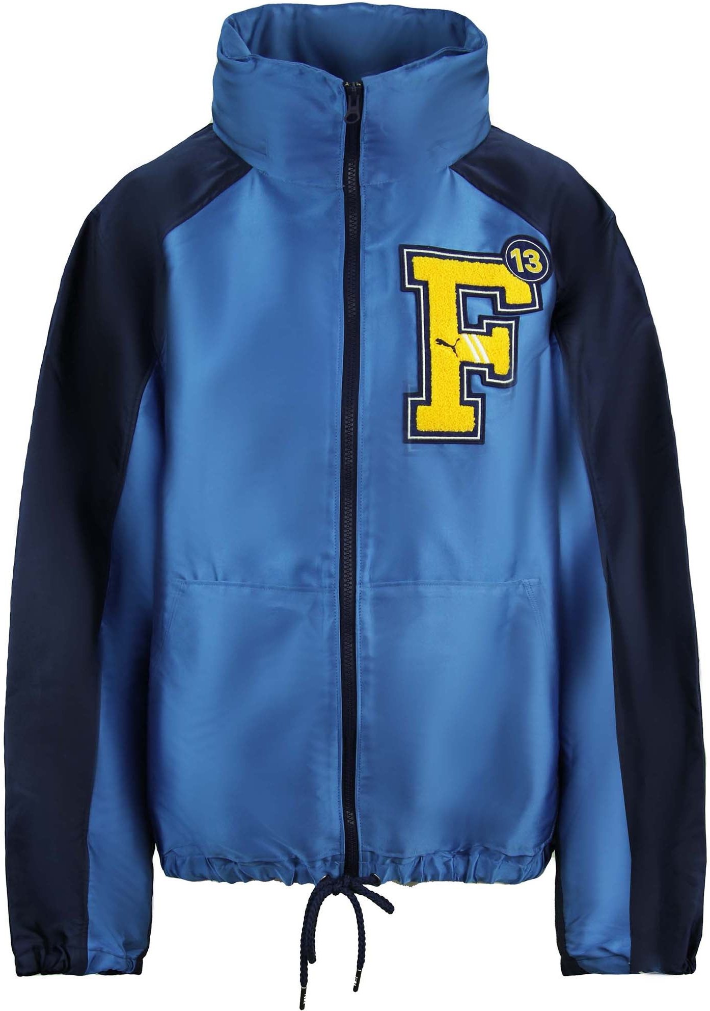 Puma x Rihanna Fenty Satin Damen-Trainingsjacke in Blau