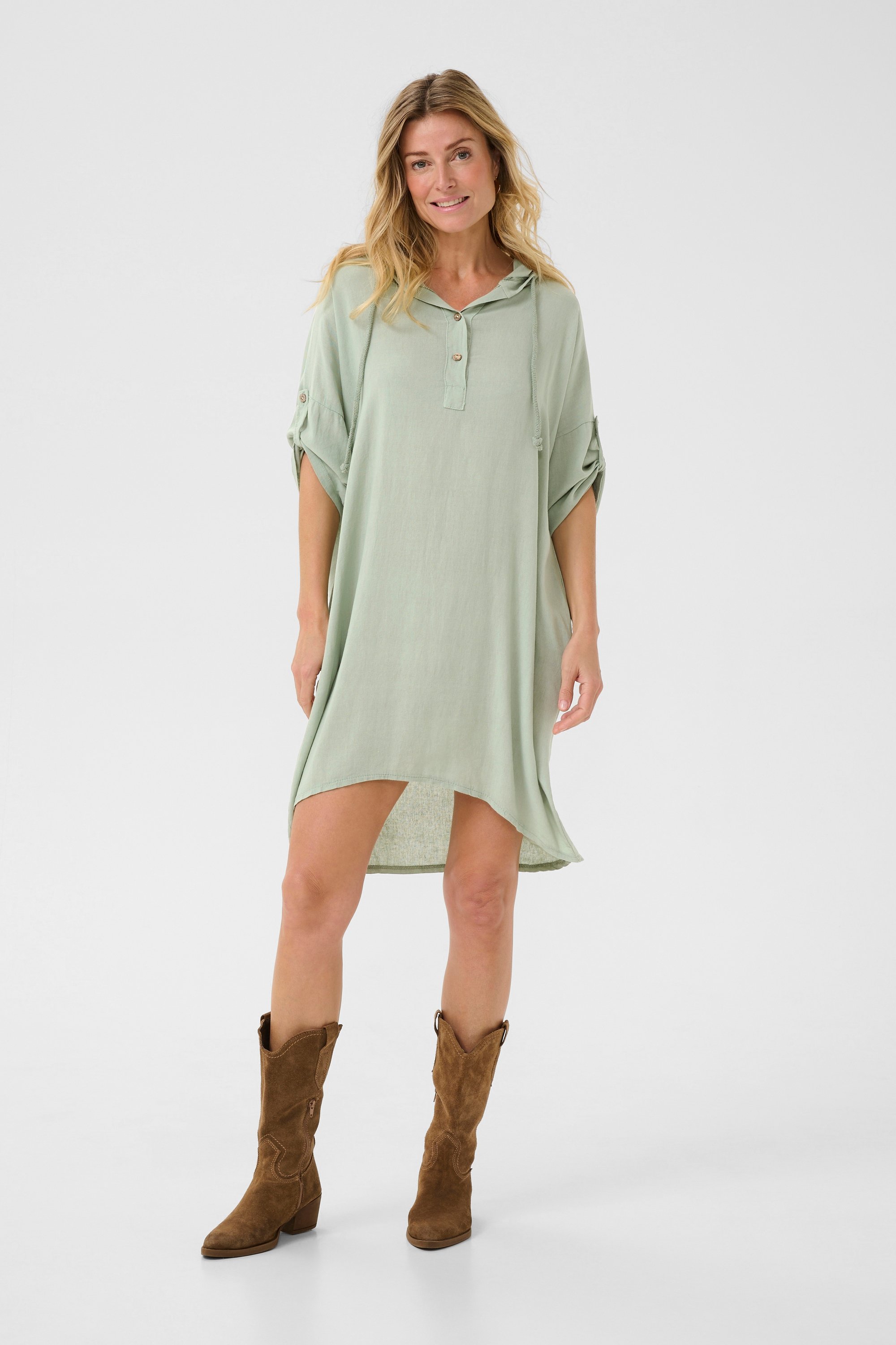 Kleid Regular Fit Khaki khaki